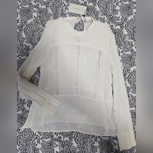 Zara long sleeve blouse